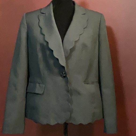 Pretty Kasper Separates Women’s 12 Black Lined Blazer - Picture 2 of 9